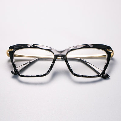 Women 2019 Fashion Diamond style frame Square Glasses Frames Optical Computer Glasses 45591