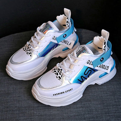 2019 Woman White Sneakers Hand Painted Casual Pink Ladies Vulcanized Shoes Fashion Summer Sneakers
