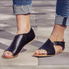 Women sandals 2019 new fashion outdoor summer shoes woman buckled flats sandals women solid color light women shoes plus size