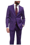 New Arrival Groomsmen Purple Groom Tuxedos Notch Lapel Men Suits Wedding Best Man Blazer ( Jacket+Pants+Tie ) C505