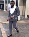 Groomsmen Light Beige Groom Tuxedos Custom Made Men Suits Notch Lapel Best Man 2 pieces Wedding Suit ( Jacket+Pants+Tie ) C571