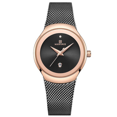 Watch Women Fashion Dress Quartz Watches Lady Stainless Steel Waterproof Wristwatch Simple Girl Clock Relogio Feminino