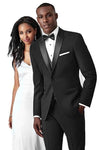 One Button Groomsmen Newest Groom Tuxedos Peak Black Lapel Men Suits Wedding Best Man Blazer ( Jacket+Pants+Vest+Tie ) C475