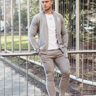 Sport Suit Men Bodybuilding Jacket Pants Sports Suits Basketball Tights Clothes Gym Fitness Running Set Men Tracksuits 3XL