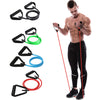 120cm Yoga Pull Rope Elastic Resistance Bands Fitness Workout Exercise Tubes Practical Training Rubber Tensile Expander