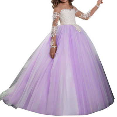 Flower Girl Dresses For Weddings Blush Pink Custom Made Princess