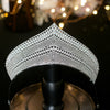 High quality cubic zirconia wedding headdress silver bridal accessories wedding hair accessories gift