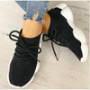 Women Mesh Spring Sneakers Ladies Lace Up Stretch Fabric Platform Flat Vulcanized Casual Shoes Female Breathable Fashion