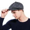 Men British Style Octagonal Hats Winter Wool Hat Gatsby Cap Ivy Hat Golf Driving Autumn Women Cotton Flat Cabbie Newsboy Caps