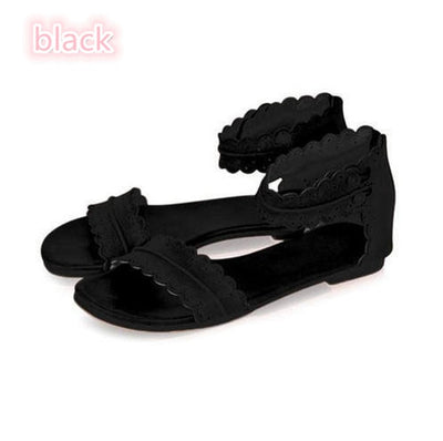 summer shoes women sandals 2019 new fashion casual flats shoes woman rome style sandalias zapatos mujer pu leather sandals women